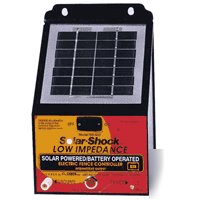 Fi-shock solar powered-battery operated fence controll