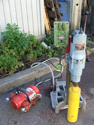 Milwaukee dymodrill with stand and bit #4099