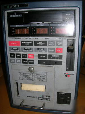 Miyachi mm-326B resistance weld checker