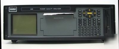 New bmi dranetz power analyzer 658 w/ probes & case