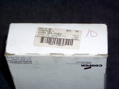 New bussman* frs-r-30 600V fuse 1 box of 10 fuses