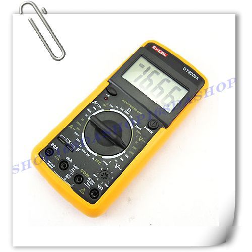 New digital lcd multimeter voltmeter ammter ohm