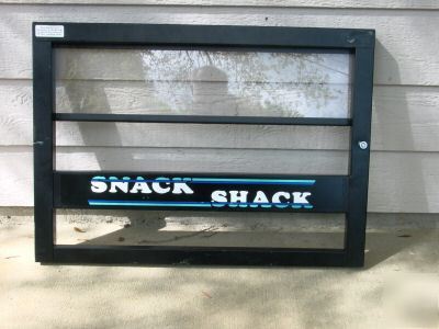 New snack shack vending machine door window lexan