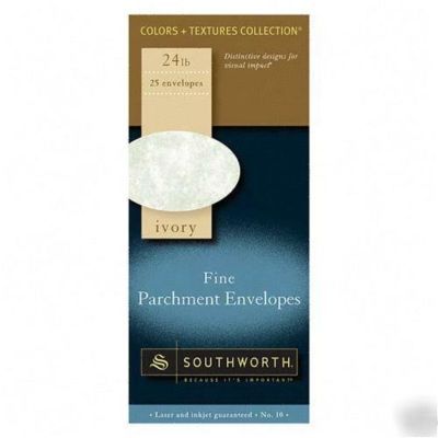 Southworth fine texture parchment envelopes qty 150