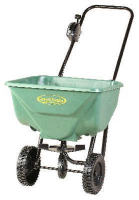 65LB broadcast spreader rock salt seed fertilizer wh