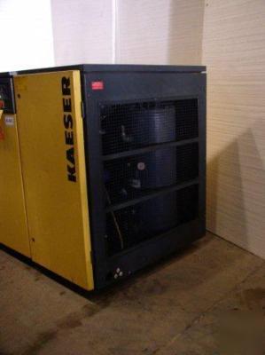 75 hp kaeser model CS91 rotary air compressor 360 cfm