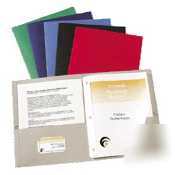 Avery-dennison 2-pocket report covers gray |1 box|