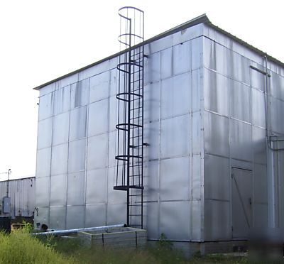Dual unitemp lumber dry kilns, 100K board feet capacity