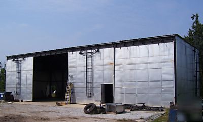 Dual unitemp lumber dry kilns, 100K board feet capacity