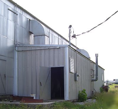 Dual unitemp lumber dry kilns, 100K board feet capacity