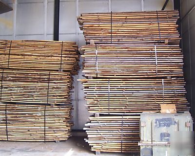 Dual unitemp lumber dry kilns, 100K board feet capacity