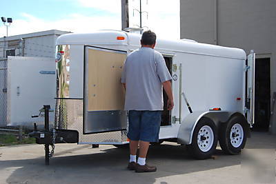 Hot water pressure washer trailer mounted, mobile wash