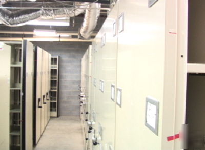 Mobile filing storage system for legalsize boxes police