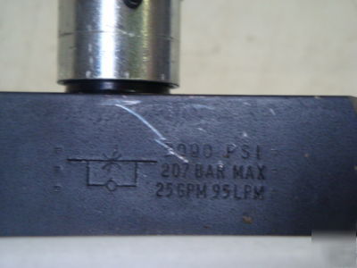 Parker valve assembly - C1200S & F1200S