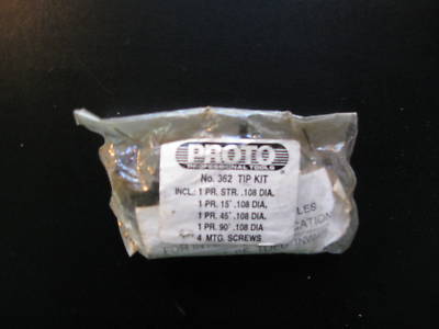 Proto J362 â€“ repl. tips for proto J361 by stanley