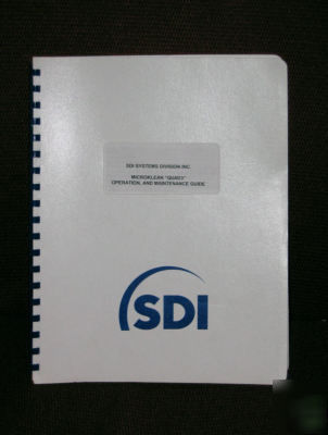 Sdi sys division inc. microklean quad 3 tacky roller