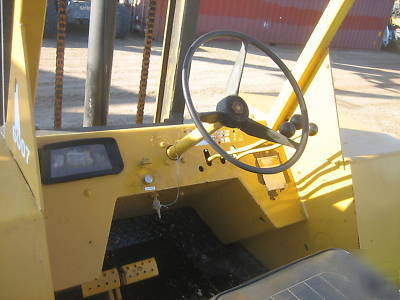 Sellick 8000# rough terrain forklift gas powered