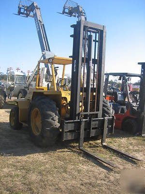 Sellick 8000# rough terrain forklift gas powered