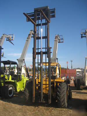 Sellick 8000# rough terrain forklift gas powered