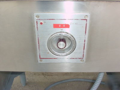 Small steam table with ss work table 