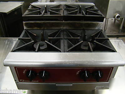 Southbend hdo-24 nat gas 4 burner countertop hot plate