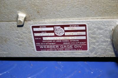 Starrett - webber optical height gauge model 61