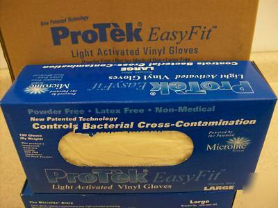 1000CNT, vinyl dairy farm milking gloves, non latex