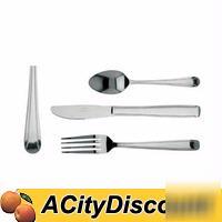 18 dz update dominion chrome serving spoon flatware