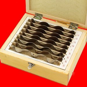 9 pair wavy steel parallel set machinist tool 0.0002