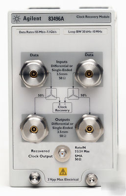 Agilent 83496A electrical clock recovery module