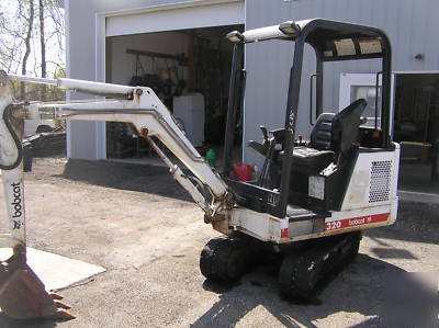 Bobcat mini excavator backhoe track hoe bob cat 320