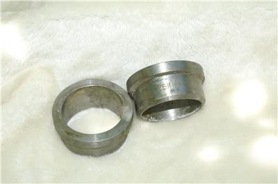 Concrete pump:two,2 1/2 inch ,raised end, weld-on ends