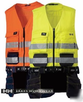 Helly hansen bridgewater vest, hi vis - xxl