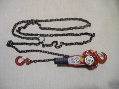 Hit chain lever hoist 3/4TON 15 ft lift heavy duty hook