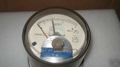 Lincoln sangamo electric demand meter ad-S2 ADS2 amp ad