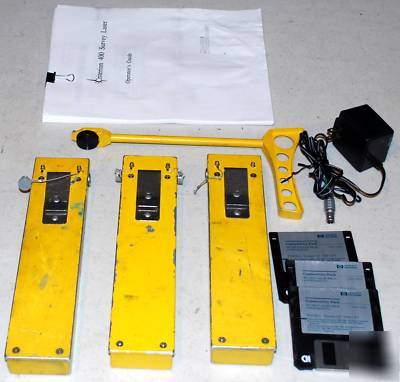Lti criterion 400 survey laser, batteries, manual, case