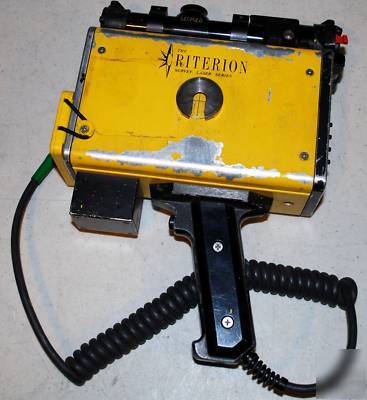 Lti criterion 400 survey laser, batteries, manual, case