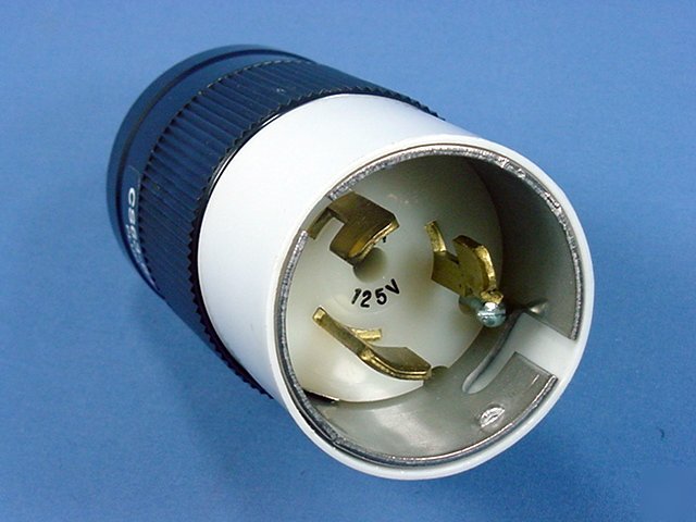New leviton california locking plug twist lock 50A 125V
