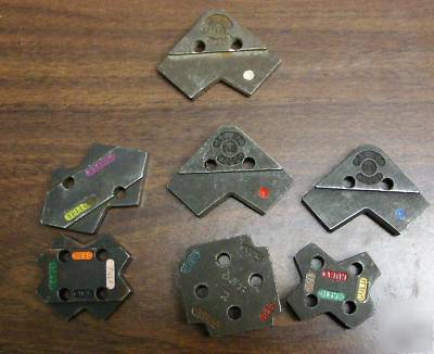 T&b TBM8 TBM8S crimper dies 13461 - 13567 lot of 7 