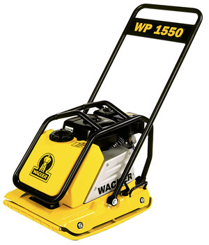 Wacker WP1550AW walk behind vibratory plate compactor 