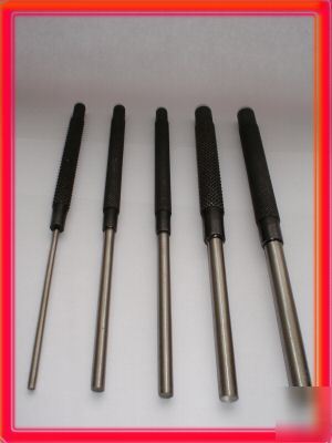 5PC parallel long drive pin punch set drive punch