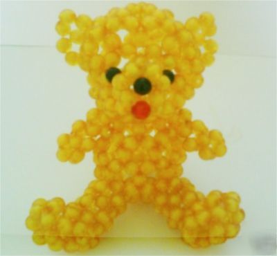 Acrylic crystal handmaded teddy bear