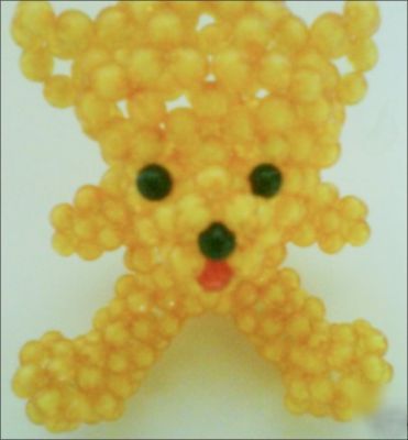 Acrylic crystal handmaded teddy bear
