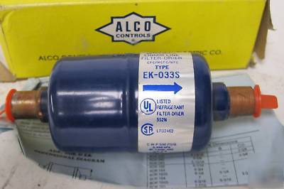 Alco controls ek series liquid line filter drier EK033S