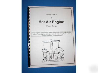 Build a hot air-stirling engine from scrap