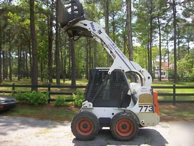 Bobcat turbo 773 super clean low hours 6 attachments 