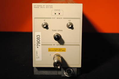Hp/agilent 70909A 26.5 ghzrf section module (reduced )