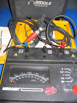 Megger biddle BM11 5KV insulation tester megohmmeter