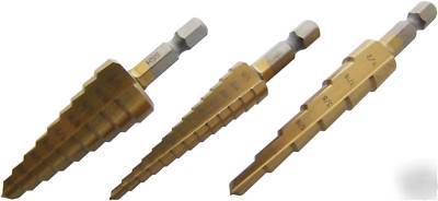 New 3PC professional step drill set*brand lowest price*