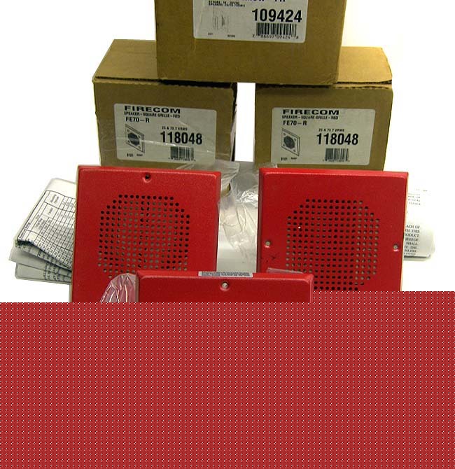 New lot 3 firecom fire alarm signal strobe speaker horn/ 